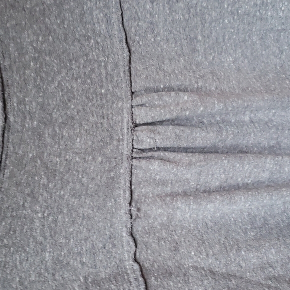 Z Supply Weekender Side Slit Oversized terry  XS Gray - Picture 8 of 9